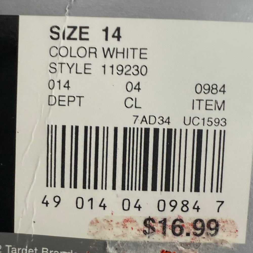Women's Mossimo White Bermuda Shorts Size 14 - Picture 9 of 14